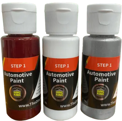 Automotive paint kit for step 1 with training on paint chip repair.